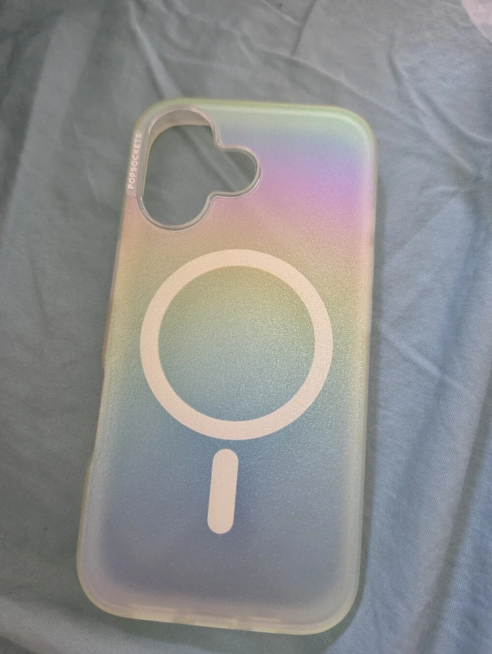 PopSocket Iridescent Shimmer Rainbow MagSafe iPhone 16 Case - New (Open Box)
